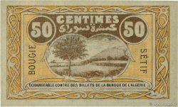 50 Centimes ARGELIA Bougie, Setif 1918 JP.139.03 FDC