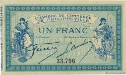 1 Franc ALGERIA Philippeville 1914 JP.142.02 AU