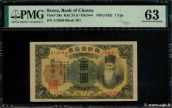 1 Yen KOREA   1932 P.29a fST+