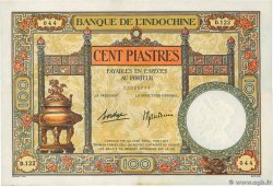 100 Piastres INDOCINA FRANCESE  1939 P.051d