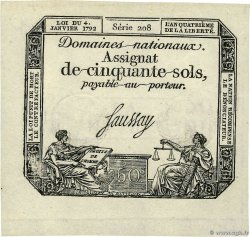 50 Sols FRANCE  1792 Ass.26a