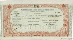 500 Francs FRENCH INDOCHINA  1880 P.-- XF+