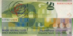 50 Francs SUISSE  2002 P.71a pr.TTB
