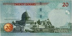 20 Dinars JORDANIE  2002 P.37A TTB+