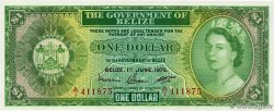 1 Dollar BELIZE  1975 P.33b UNC
