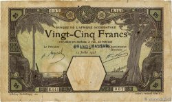 25 Francs GRAND-BASSAM FRENCH WEST AFRICA Grand-Bassam 1923 P.07Db var RC+