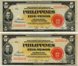 5 Pesos Lot FILIPINAS  1936 P.083a MBC a EBC