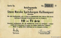 10 Ore SPITZBERG  1951 P.-- SS