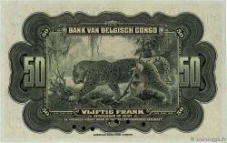 50 Francs Spécimen BELGA CONGO  1943 P.16bs SC+