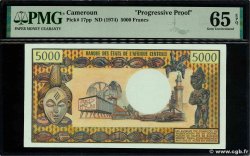5000 Francs Épreuve CAMEROON  1974 P.17 UNC