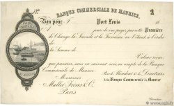 (Sans) Non émis MAURITIUS Port Louis 1850 DOC.Lettre SS