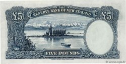 5 Pounds NOUVELLE-ZÉLANDE  1940 P.160a SUP