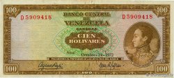 100 Bolivares VENEZUELA  1972 P.048i