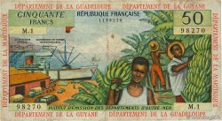 50 Francs FRENCH ANTILLES  1964 P.09a MB