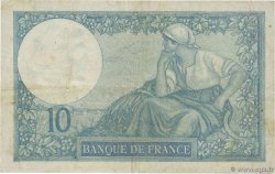 10 Francs MINERVE FRANCIA  1927 F.06.12 MB