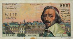 1000 Francs RICHELIEU FRANCE  1953 F.42.01