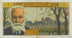 5 Nouveaux Francs VICTOR HUGO FRANCE  1965 F.56.20 VF