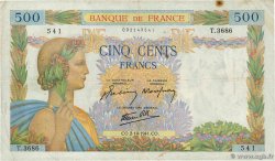 500 Francs LA PAIX FRANCE  1941 F.32.22