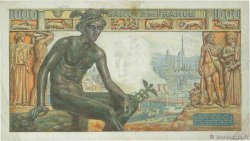 1000 Francs DÉESSE DÉMÉTER FRANCIA  1942 F.40.11 BC+