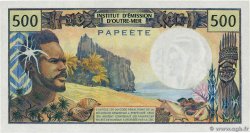 500 Francs TAHITI  1982 P.25b2 SC+