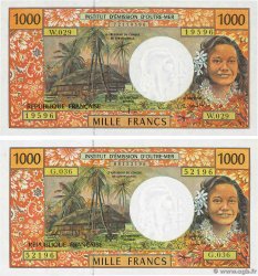 1000 Francs Lot FRENCH PACIFIC TERRITORIES  2002 P.02h q.FDC