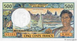 500 Francs FRENCH PACIFIC TERRITORIES  1992 P.01a fST+