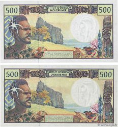 500 Francs Lot POLYNÉSIE, TERRITOIRES D