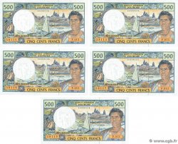 500 Francs Consécutifs FRENCH PACIFIC TERRITORIES  2000 P.01f UNC