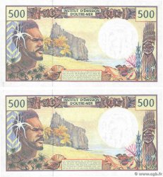 500 Francs Consécutifs FRENCH PACIFIC TERRITORIES  2000 P.01g fST+