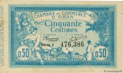 50 Centimes ALGÉRIE Oran 1915 JP.141.04