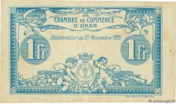1 Franc ALGERIA Oran 1915 JP.141.08 AU