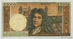 500 Nouveaux Francs MOLIÈRE FRANCE  1964 F.60.07 VF-