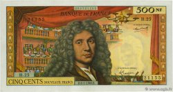 500 Nouveaux Francs MOLIÈRE FRANKREICH  1966 F.60.09