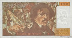 100 Francs DELACROIX imprimé en continu FRANCE  1993 F.69bis.08 pr.TTB