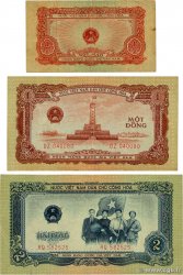 1 Hao, 1 et 2 Dong Lot VIET NAM   1958 P.068a, 071a et P.072a TB à TTB