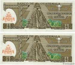 50 Centavos de Quetzal Consécutifs GUATEMALA  1980 P.058c FDC