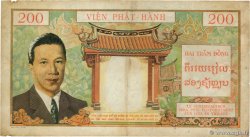 200 Piastres - 200 Dong INDOCHINE FRANÇAISE  1953 P.109 TB