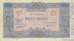 1000 Francs BLEU ET ROSE FRANCIA  1916 F.36.30 BC