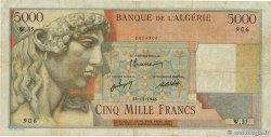 5000 Francs ALGÉRIE  1946 P.105 TB