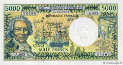5000 Francs  Numéro spécial POLYNESIA, FRENCH OVERSEAS TERRITORIES  1995 P.03a UNC