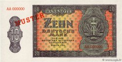 10 Deutsche Mark Échantillon GERMAN DEMOCRATIC REPUBLIC  1954 P.- UNC