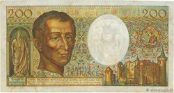 200 Francs MONTESQUIEU FRANCE  1981 F.70.01 TB