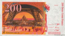 200 Francs EIFFEL FRANCE  1996 F.75.02 TB+