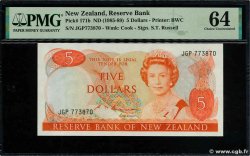 5 Dollars NEW ZEALAND  1985 P.171b UNC-