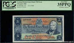 5 Pounds SCOTLAND  1968 P.170 fVZ