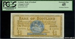 1 Pound SCOTLAND  1967 P.105b SPL