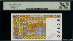 1000 Francs WEST AFRIKANISCHE STAATEN  1991 P.711Ka ST