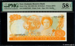 50 Dollars NOUVELLE-ZÉLANDE  1981 P.174a SPL