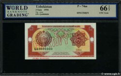 3 Sum Spécimen UZBEKISTAN  1994 P.74as UNC