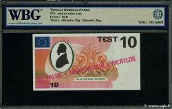 10 Euros Test Note EUROPE  2000 P.- NEUF
